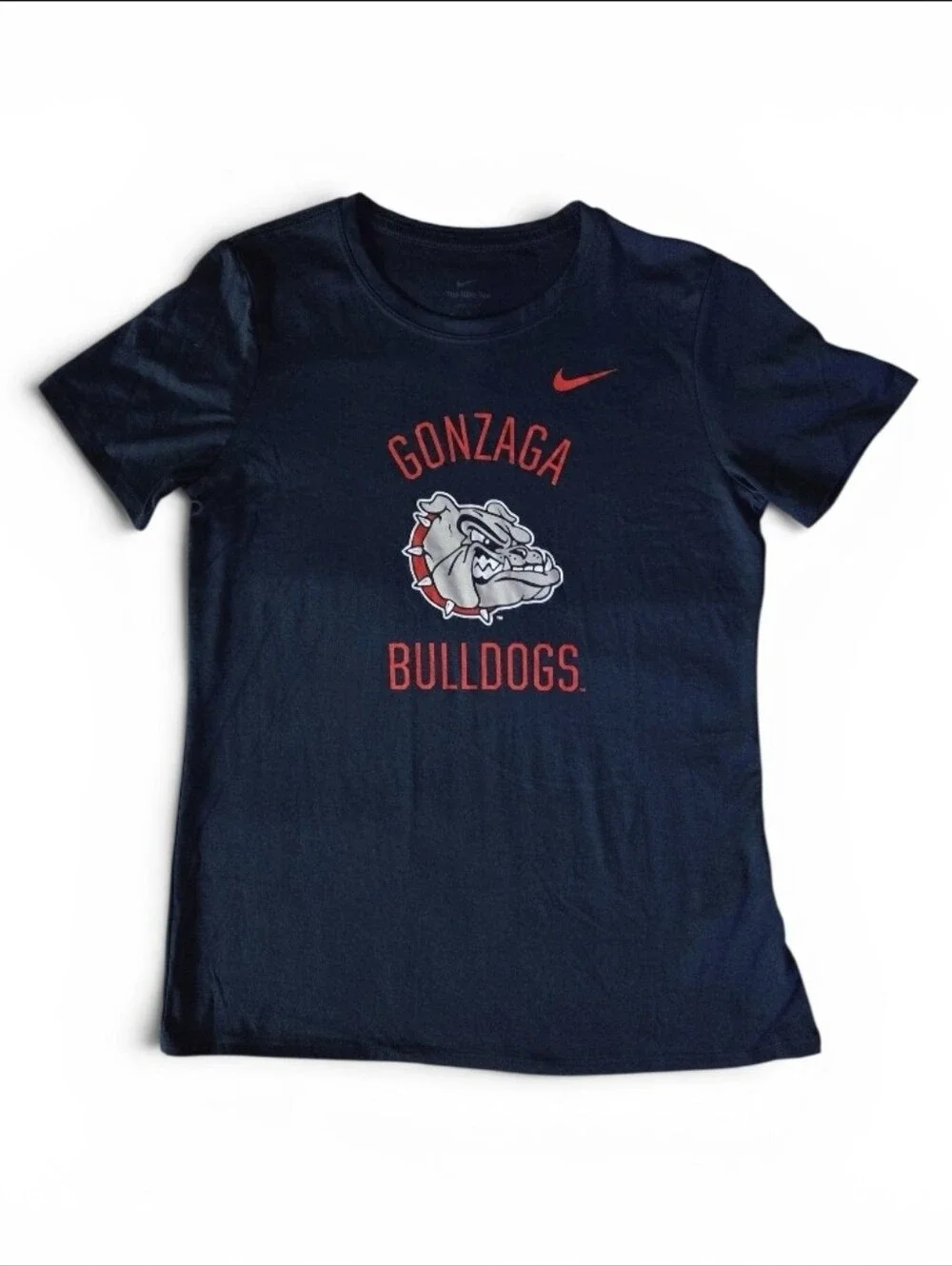 Gonzaga University Bulldogs Women's Athletic Nike Fit Dri-Fit Short Sleeve-M